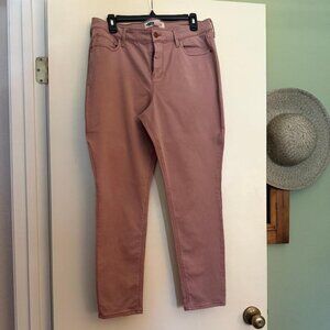 Old Navy mauve 14 petite pants